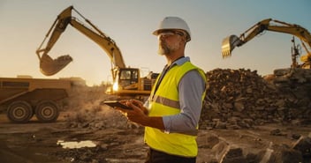 Caucasian Male Civil Engineer