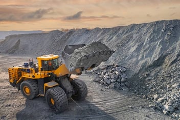 Industrial excavator loader