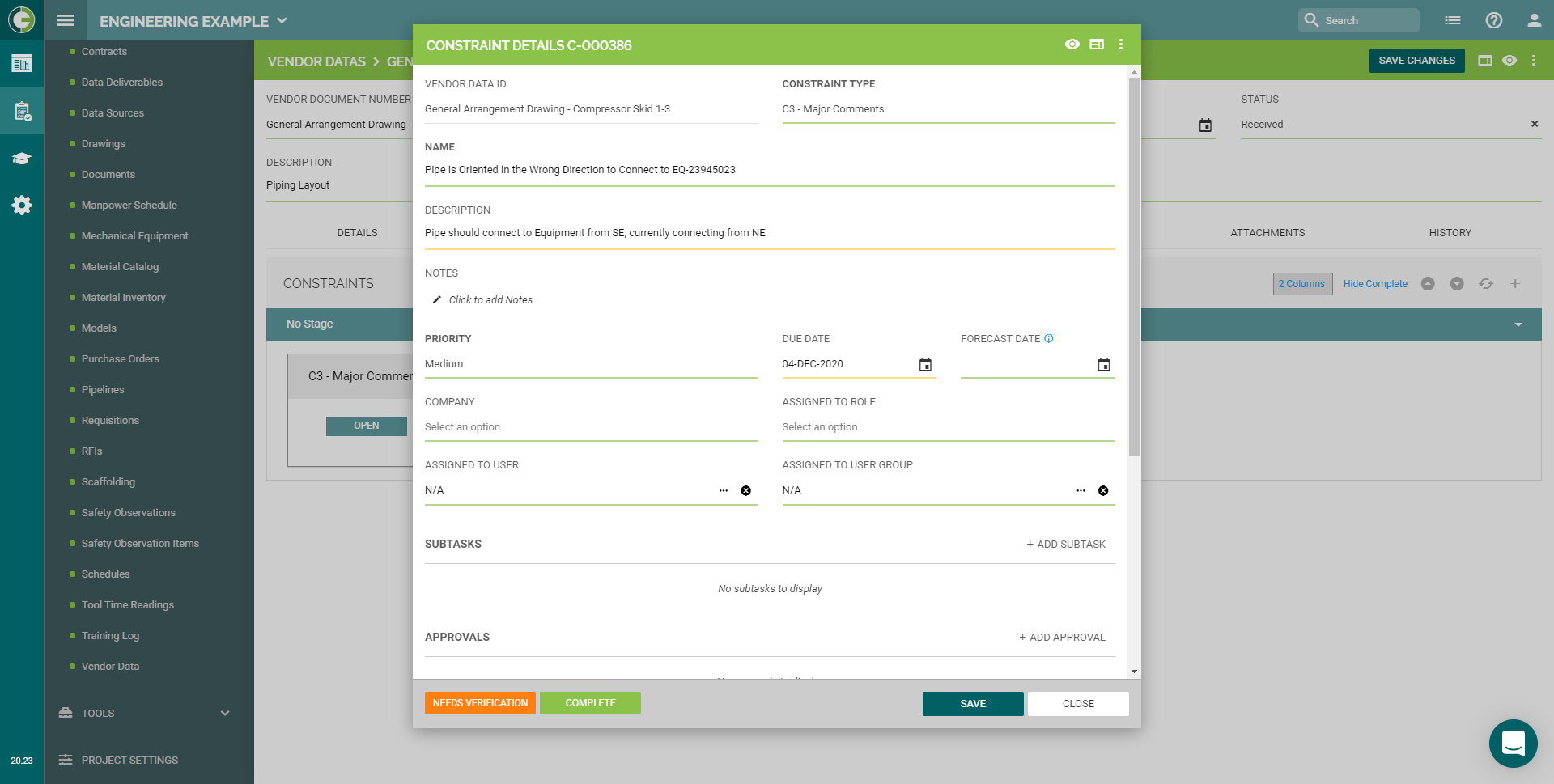 Vendor-Data-Collaboration-Constraints