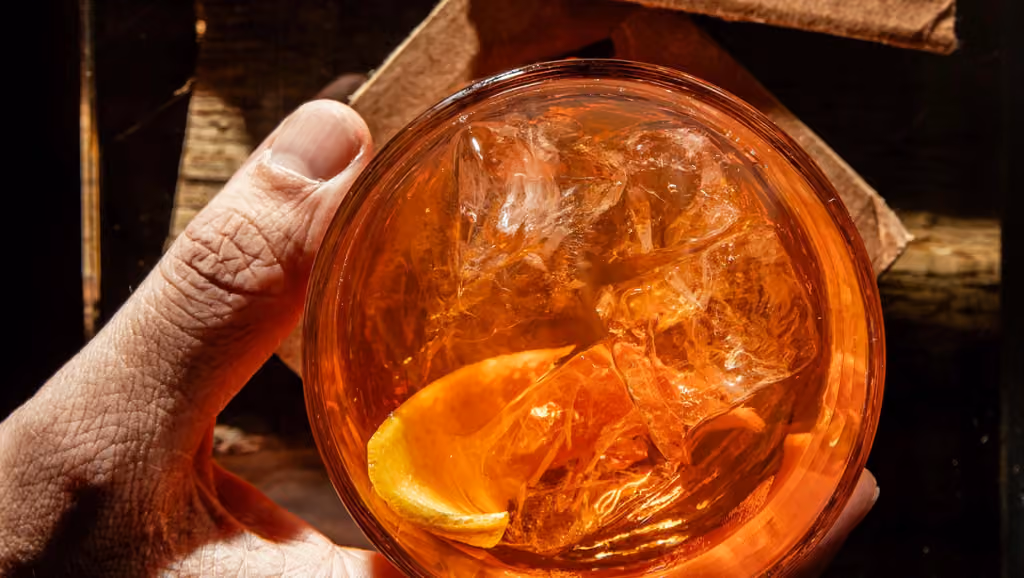 Whiskey Cake Glass